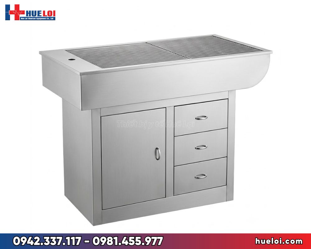 Bàn khám thú y inox 304 đa chức năng